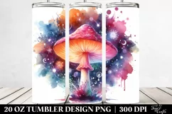 Magical Celestial Astral Mushroom | 20 Oz Tumbler Product Image 2