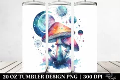 Magical Celestial Astral Mushroom | 20 Oz Tumbler Product Image 2