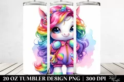 Vibrant Baby Unicorn Tumbler Product Image 2