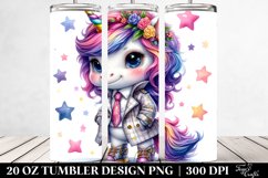 Baby Unicorn in the Style of | 20 oz Tumbler Product Image 2
