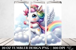 Cute Baby Unicorn Hero | 20 oz Tumbler Product Image 2