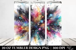 Colorful Glittery Background | 20 oz Tumbler Product Image 2