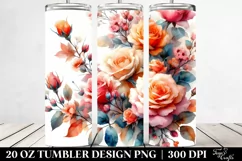 Colorful Rose Petals Abstract | 20 oz Tumbler Product Image 2