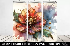Stained Poppy | 20 oz Tumbler Product Image 2