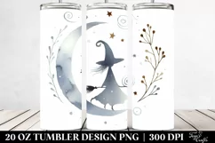 Whimsical Witch Watercolor | 20 oz Tumbler Product Image 2