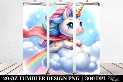 Cute Baby Unicorn Hero | 20 oz Tumbler Product Image 2