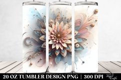 Chrysanthemum Design | 20 oz Tumbler Product Image 2