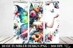 Dancing Fairy Floral | 20 oz Tumbler Product Image 2