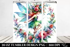 Dancing Fairy Floral | 20 oz Tumbler Product Image 2