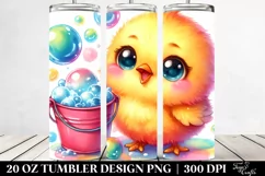 Cute Smiling Baby Chicken | 20 oz Tumbler Product Image 2