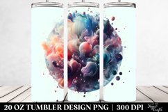 Abstract Glossy Cosmos Tumbler | 20 Oz Tumbler Product Image 2