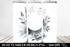 Simple Watercolor Shadows | 20 oz Tumbler Product Image 2