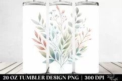 Simple Watercolor Shadows | 20 oz Tumbler Product Image 2