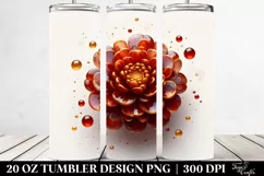 Glossy Marigold Watercolor Tumbler Product Image 2