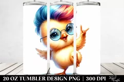 Vibrant Baby Chicken | 20 oz Tumbler Product Image 2
