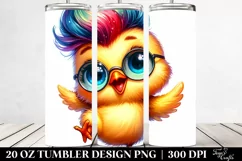 Vibrant Baby Chicken | 20 oz Tumbler Product Image 2