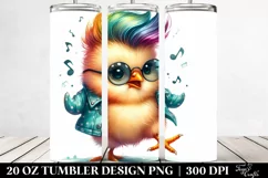Vibrant Baby Chicken | 20 oz Tumbler Product Image 2