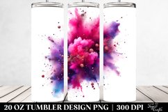 Colorful Magenta Particles | 20 Oz Tumbler Product Image 2