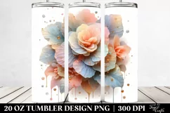 3D Shiny Begonia | 20 oz Tumbler Product Image 2