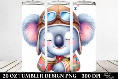Colorful Small Baby Koala | 20 Oz Tumbler Product Image 2