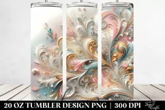 colorful glittery background | 20 oz Tumbler Product Image 2