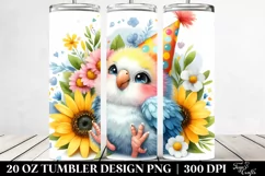 Colorful Baby Parrot | 20 Oz Tumbler Product Image 2