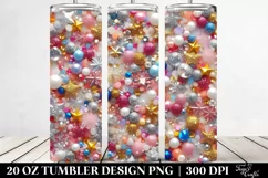 Colorful Gliterry Background | 20 Oz Tumbler Product Image 2