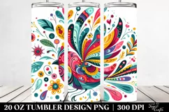 Colorful Bird | 20 Oz Tumbler Product Image 2