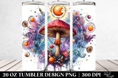 Vibrant Magical Celestial Mushroom 20 Oz Tumbler Product Image 2