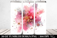 Colorful PINkish Particles | 20 Oz Tumbler Product Image 2