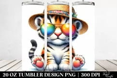 Cute Baby Tiger | 20 Oz Tumbler Product Image 2