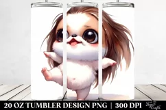 Expressive Japanese Chin | 20 oz Tumbler Product Image 2