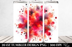 Colorful Watercolor Particles Splash | 20 Oz Tumbler Product Image 2
