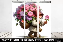 Detailed Gnome Impatiens Tumbler Product Image 2