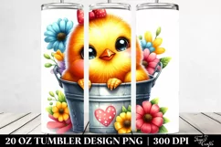 Colorful Baby Chicken | 20 Oz Tumbler Product Image 2