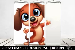 Colorful Baby Dachshund | 20 Oz Tumbler Product Image 2