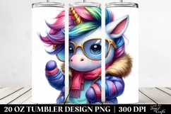 Cute Baby Unicorn Posing PNG Product Image 2