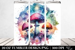 Magical Centered Mushroom Clipart Product Image 2