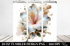 Shiny Azalea Golden Splash Tumbler Product Image 2
