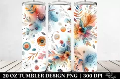 Colorful Watercolor | 20 Oz Tumbler Product Image 2