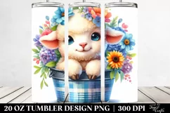 Colorful Baby Lamb | 20 Oz Tumbler Product Image 2