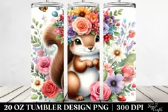 Colorful Baby Squirrel | 20 oz Tumbler Product Image 2