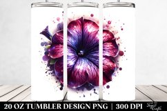 Glossy Petunia | 20 Oz Tumbler Product Image 2