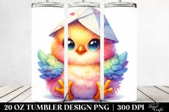 Colorful Baby Chicken | 20 Oz Tumbler Product Image 2