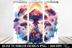 Magical Centered Mushroom Clipart Product Image 2