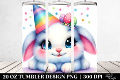 Party Hat Baby Bunny | 10 Oz Tumbler Product Image 2