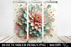 Shiny Retro Frame Dahlia, 20 Oz Tumbler Product Image 2