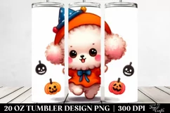 Cute Watercolor Bichpoo Dancing PNG Product Image 2