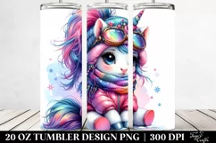 Cute Baby Unicorn | 20 oz Tumbler Product Image 2