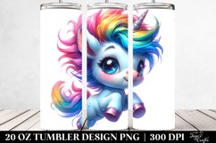 Vibrant Running Baby Unicorn Product Image 2